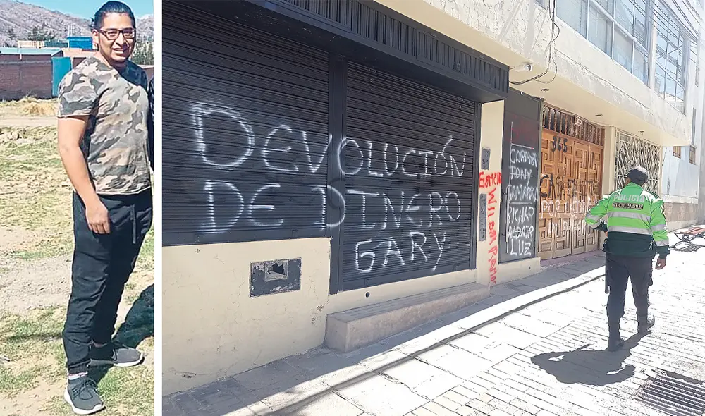 El más buscado. Gary Pacsi Mamani viene siendo buscado por sus cientos de víctimas que llegan hasta un inmueble en Puno. Esperan que no haya impunidad.