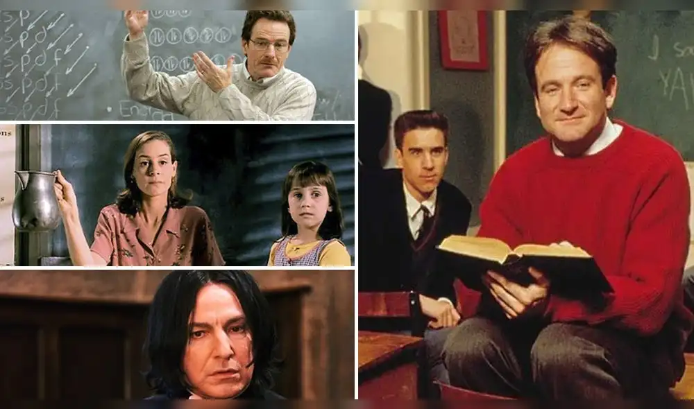 Profesores del cine y la televisión - Crédito: Warner Bros. Pictures, Universal Pictures y Touchstone Pictures