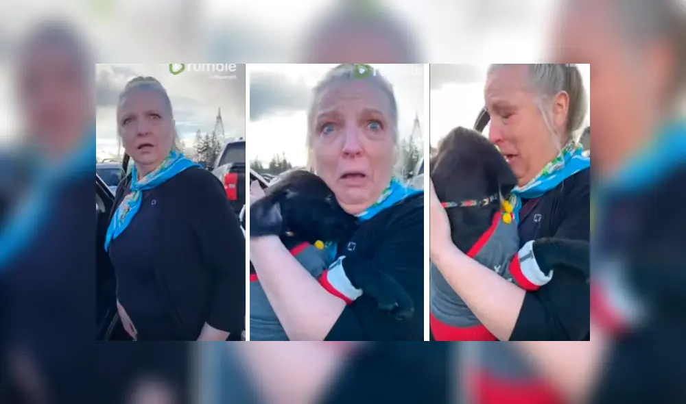 Video es viral en YouTube. Su hija decidió sorprenderla obsequiándole un labrador parecido al que había perdido hace un año y su emotiva reacción ha dado la vuelta al mundo