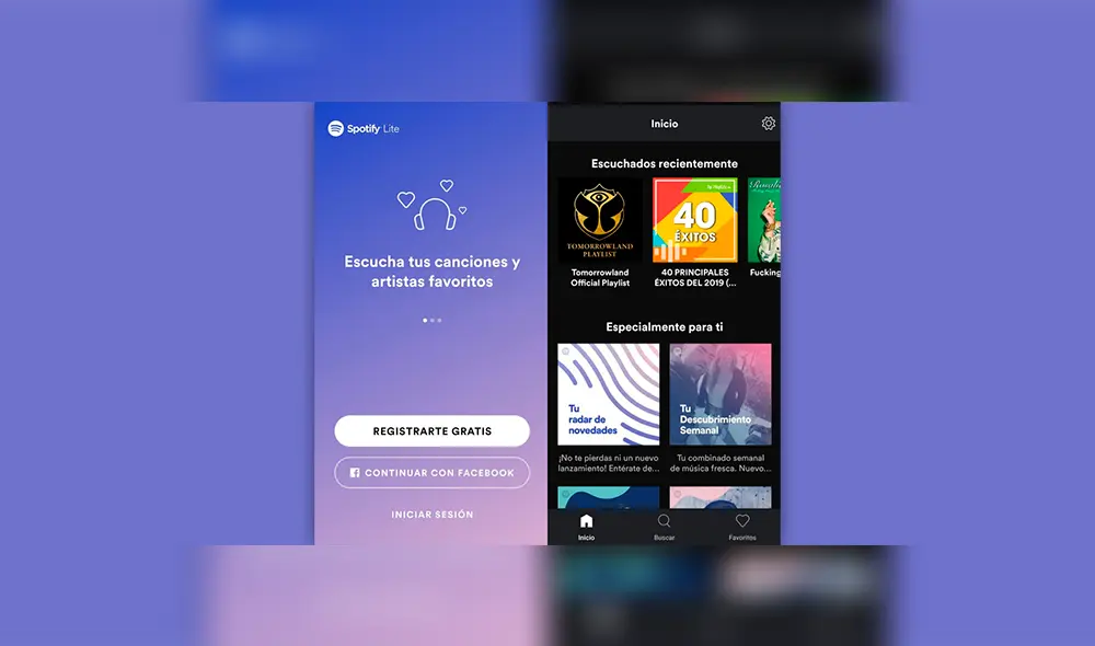 Spotify Lite Android