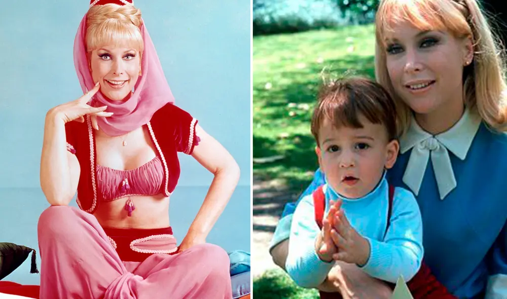 Bárbara Eden tuvo un solo hijo, Mathew, quien falleció en 2001. Foto: composiciónLR/NBC/AP