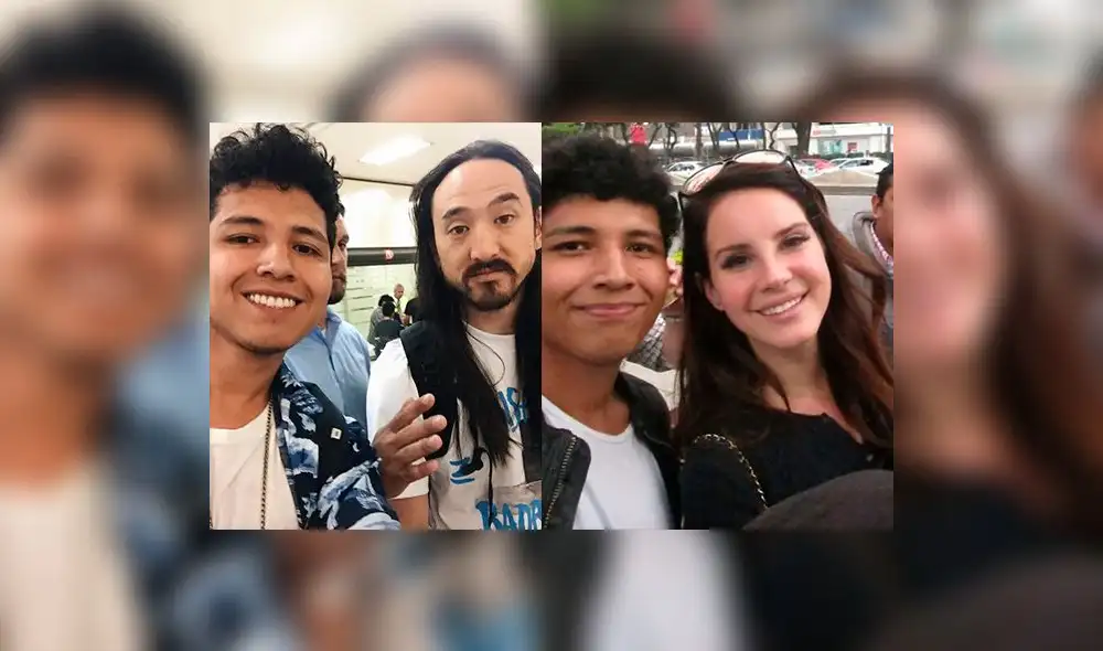 Despierta envidia en Facebook joven que sube fotografías con varios artistas Despierta envidia en Facebook joven que sube fotografías con varios artistas