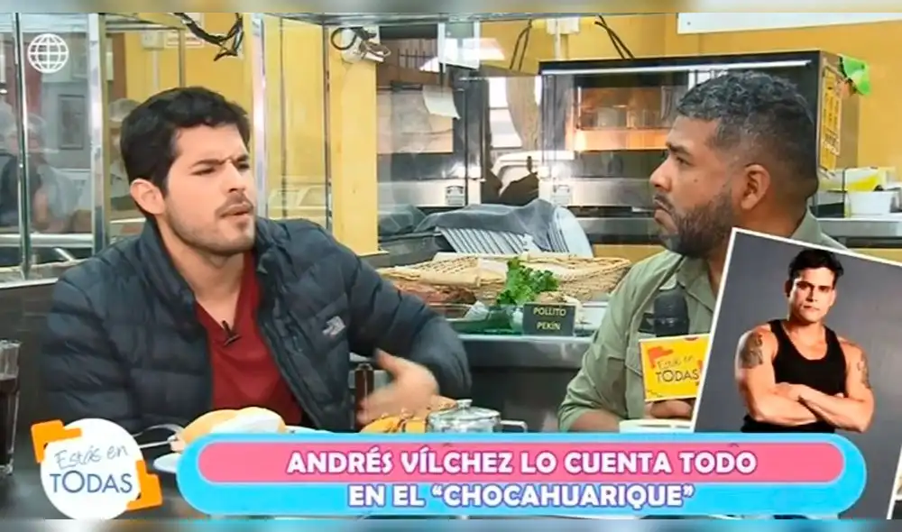 Andrés Vilchez en "Estás en todas" Andrés Vilchez en "Estás en todas"