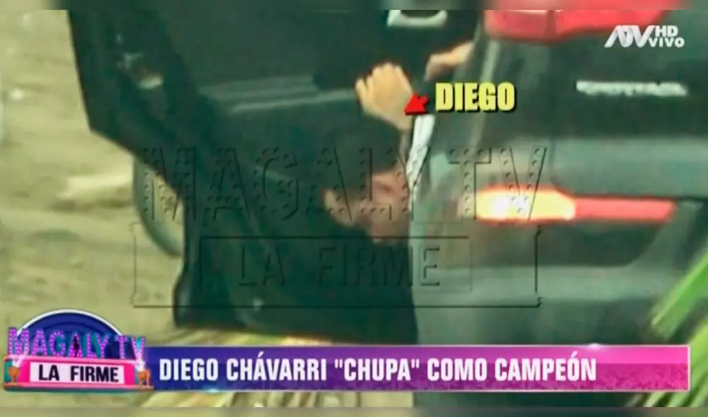 Diego Chávarri es captado en presunto estado de ebriedad Foto: captura Diego Chávarri es captado en presunto estado de ebriedad Foto: captura