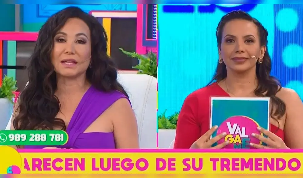 Janet Barboza y Mónica Cabrejos