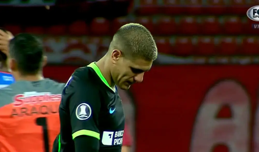 Estudiantes de Mérida ganó en el último minuto. (Créditos: Captura Fox Sports)