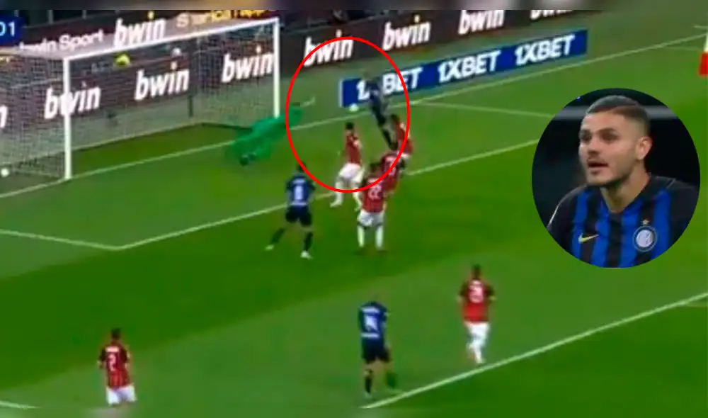 Inter vs Milan: el gran gol de Mauro Icardi que fue anulado por el árbitro [VIDEO]