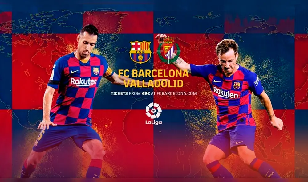 Barcelona vs Real Valladolid EN VIVO por la Liga Santander.