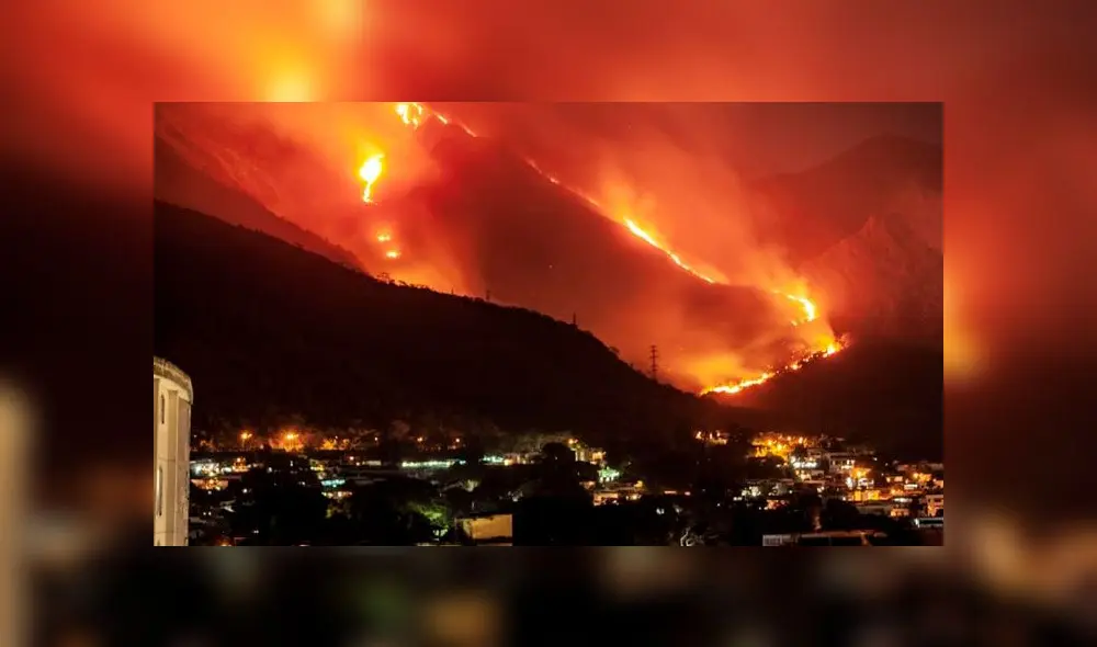 Venezuela: reportan incendio forestal en el cerro El Ávila de Caracas [FOTOS] 
