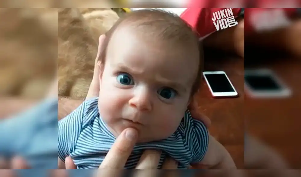 Facebook: Bebé “furioso” se vuelve popular en redes por increíble “habilidad” [VIDEO] 
