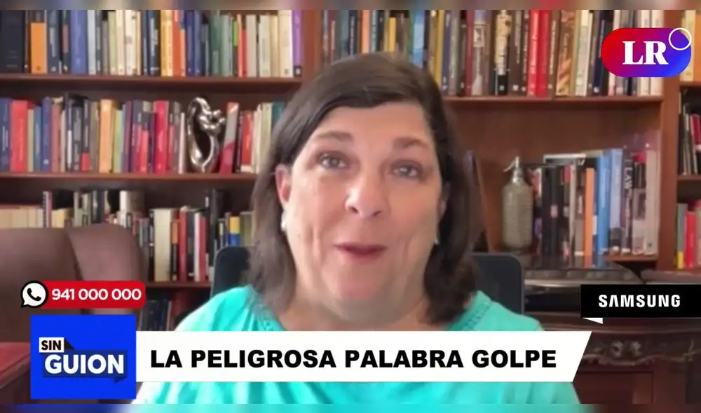 Rosa María Palacios en Sin Guion. Foto: LR+ Rosa María Palacios en Sin Guion. Foto: LR+