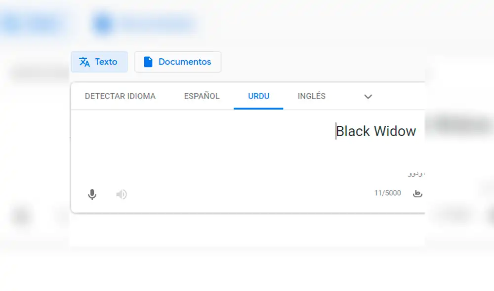 Google Translate: escriben 'Black Widow' en el traductor y aparece devastadora frase [FOTOS]