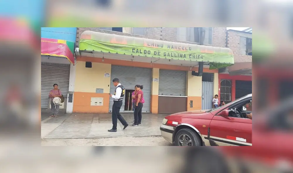 Policía inició las investigaciones para determinar qué es lo que ocurrió momentos previos al crimen dentro de chifa. (Foto: GLR - URPI) Policía inició las investigaciones para determinar qué es lo que ocurrió momentos previos al crimen dentro de chifa. (Foto: GLR - URPI)