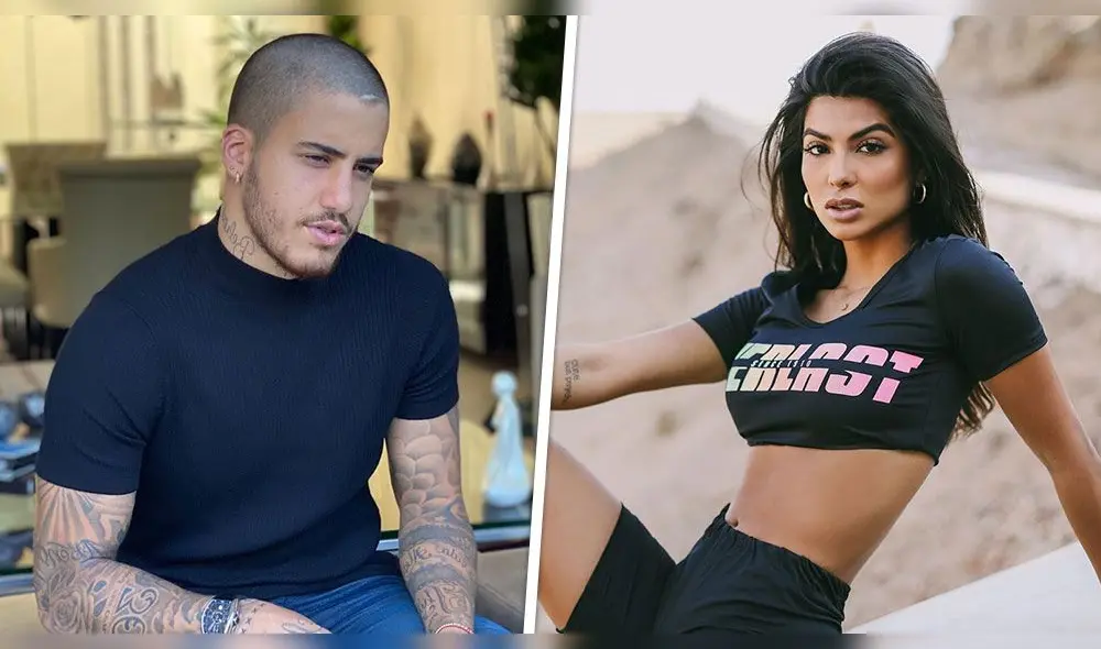 La modelo y el futbolista intercambiaron corazones y elogios a vista de todos sus seguidores.