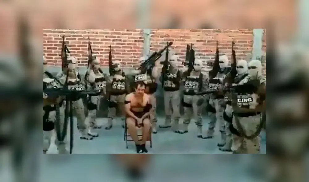 Cártel Nueva Generación de Jalisco. Foto: captura de video.