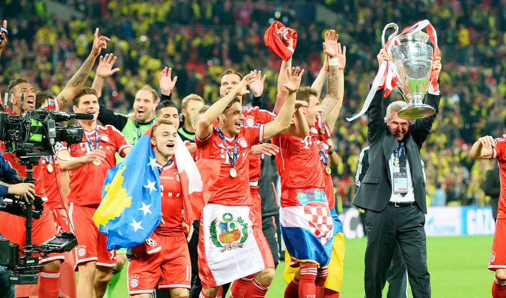 Claudio Pizarro conquistó la Champions League en la temporada 2013. Foto: EFE