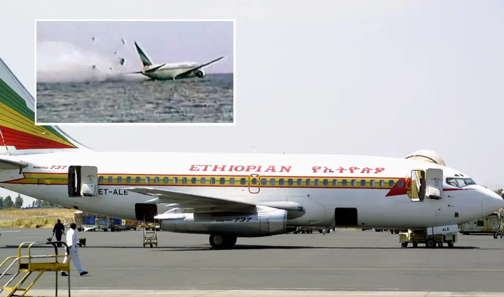 El vuelo 961 del Ethiopian Airlines se estrelló frente a las islas Comoras. Foto: composición LR/captura YouTube/Berlinbroadcaster