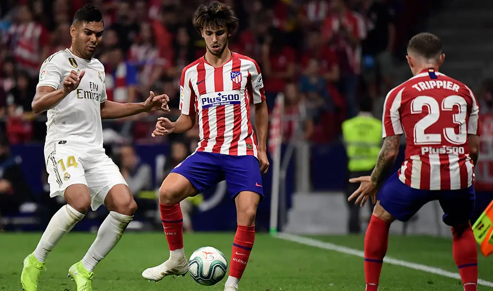 Real Madrid vs Atlético Madrid por la Liga Santander. Real Madrid vs Atlético Madrid por la Liga Santander.