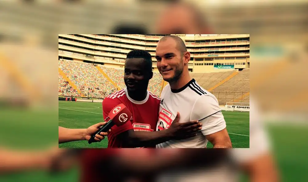 Johnnier Montaño y Adrián Zela hicieron las paces en partido benéfico