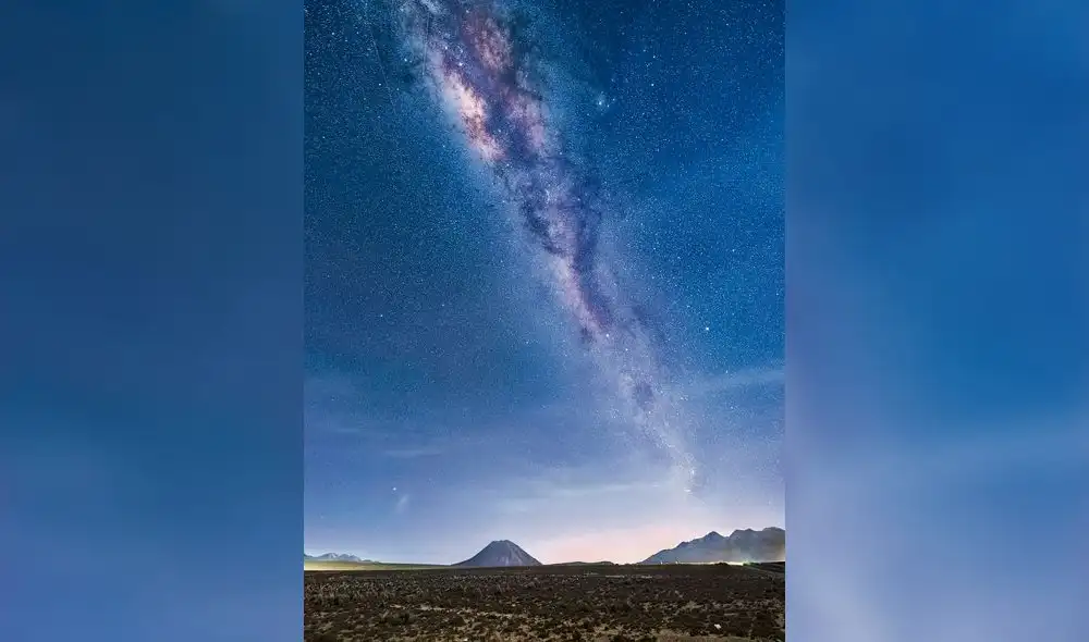 Arequipa: La Vía Láctea desde el volcán Misti [FOTOS]