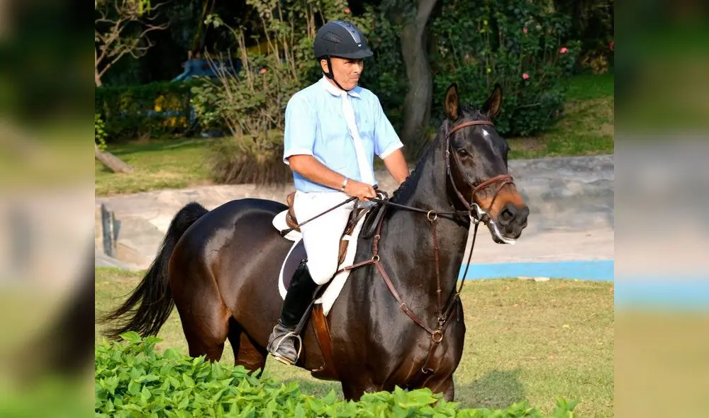 Jinete peruano Paul Luna asegura que solo quiere trabajar por este deporte. Foto: FEP