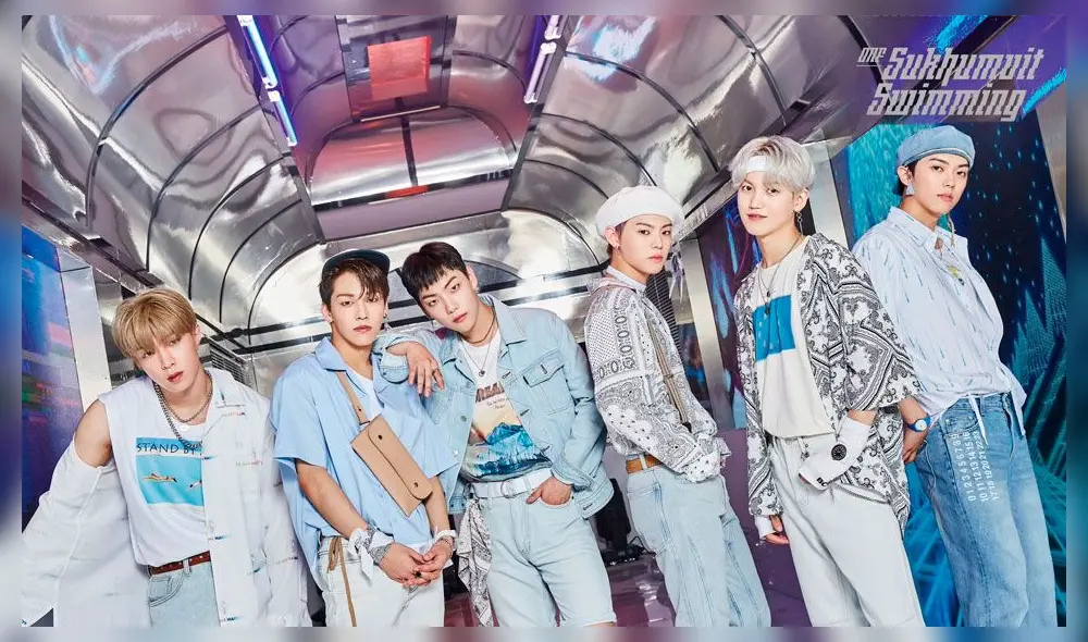 ONF: segunda foto conceptual grupal  para el 5th mini álbum [SPIN OFF]. Crédito: Instagram