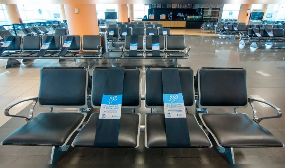 Aeropuerto Jorge Chávez presentó nuevos protocolos de seguridad. (Fotos: John Reyes / La República)