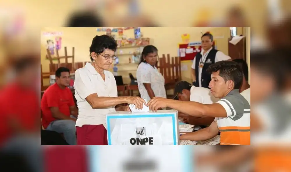Elecciones 2018: Las multas por no votar van desde S/ 20.75 a S/ 83.00
