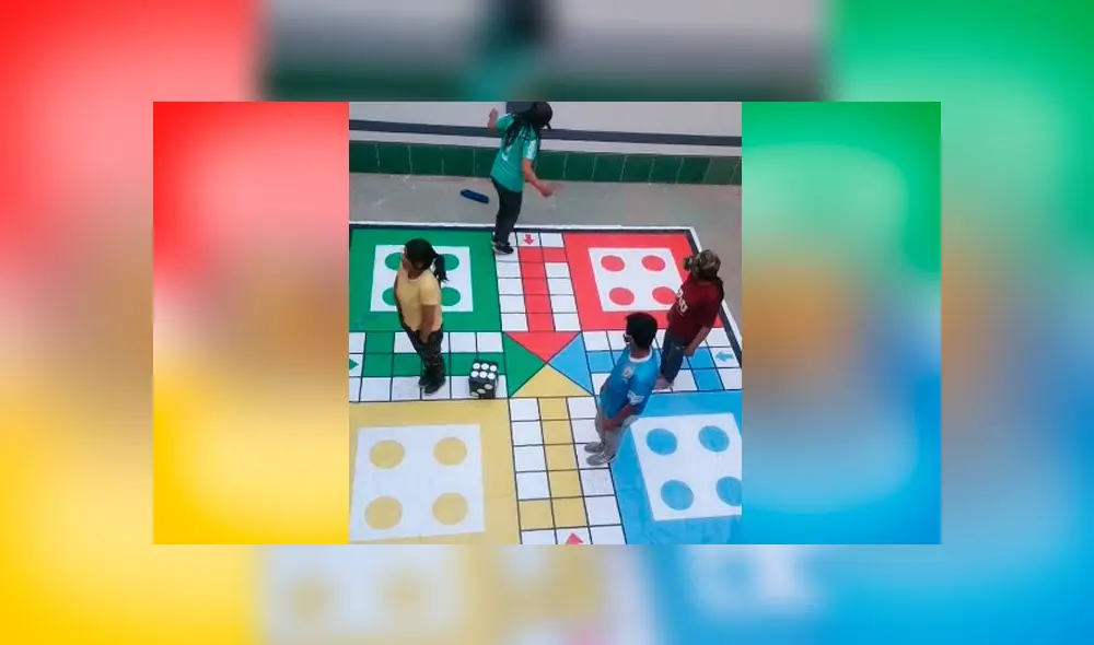 Desliza las imágenes para ver el increíble 'Ludo Club' que hizo una familia para divertirse en casa sin usar aplicativos. Foto: Roger Garcy/tikTok