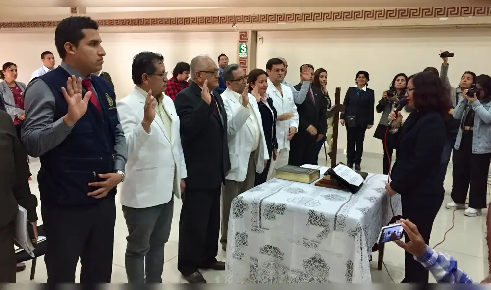 Autoridades y miembros de la sociedad civil comprometidos con gestión en salud. Autoridades y miembros de la sociedad civil comprometidos con gestión en salud.