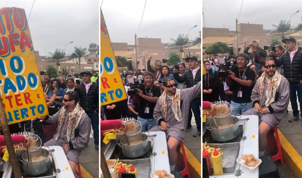 Los seguidores del cantante se animaron a corear uno de sus populares temas. Foto: composición LR/captura de TikTok/@lambdaelse