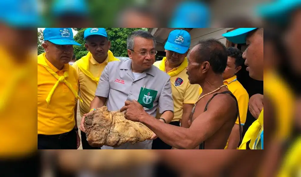 Autoridades corroboraron que la porción contenía más de 80 por ciento de ámbar gris. Foto: ViralPress Autoridades corroboraron que la porción contenía más de 80 por ciento de ámbar gris. Foto: ViralPress