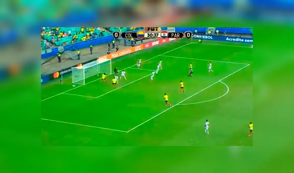 Gustavo Cuellar anotó el gol colombiano Gustavo Cuellar anotó el gol colombiano