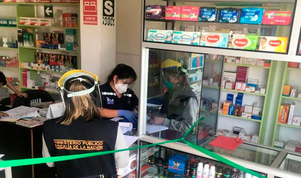 Autoridades sanitarias realizan supervisión en farmacias de Lambayeque. Foto: Gerencia Regional de Salud Autoridades sanitarias realizan supervisión en farmacias de Lambayeque. Foto: Gerencia Regional de Salud