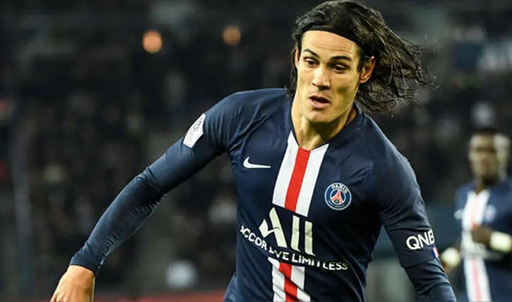 Edinson Cavani finaliza contrato con PSG en junio de este año. Foto: AFP.