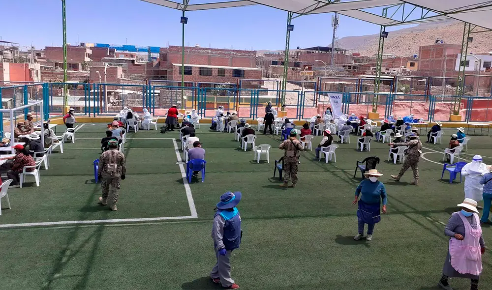 Actividades se llevaron en coordinación con los municipios locales. Foto: Red de Salud Arequipa Caylloma.