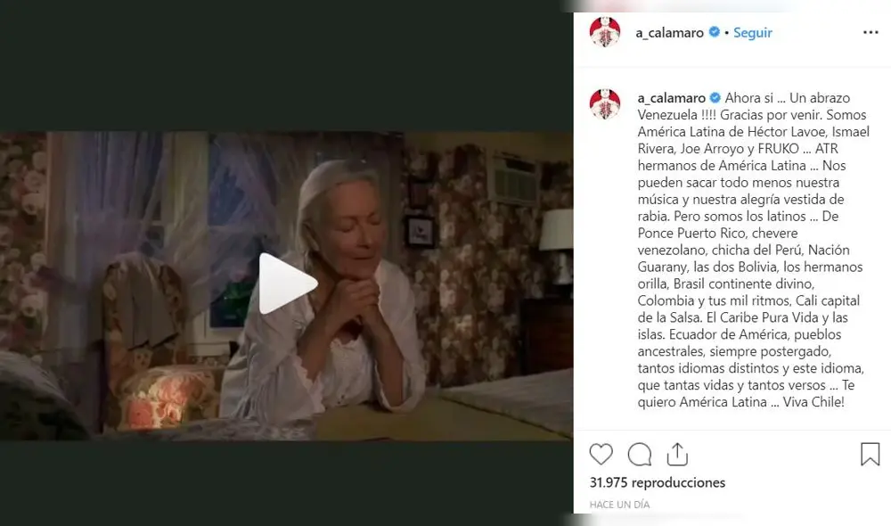 ¿Andrés Calamaro se burla de venezolanos en Chile con video de Spiderman? ¿Andrés Calamaro se burla de venezolanos en Chile con video de Spiderman?