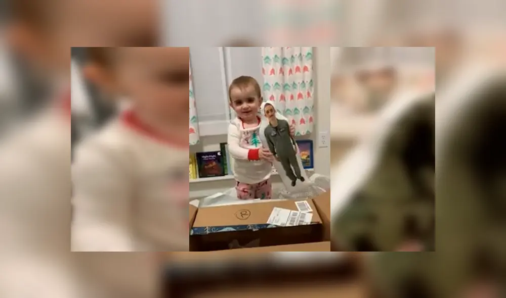 YouTube viral: bebé tiene tierna reacción al ver muñeco con rostro de su papá que está en el ejército YouTube viral: bebé tiene tierna reacción al ver muñeco con rostro de su papá que está en el ejército