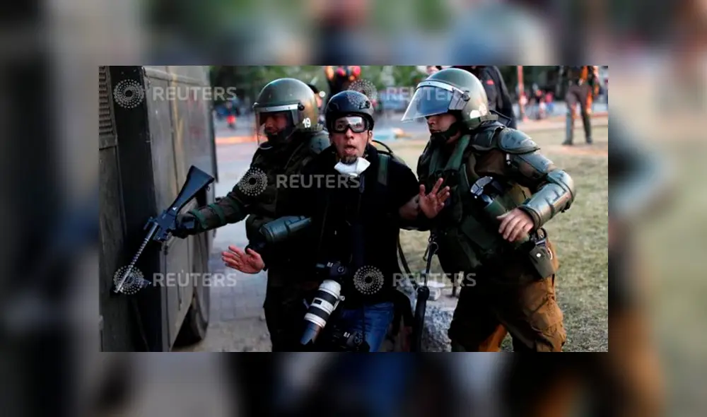 Chile: denuncian la detención ilegal de dos fotoperiodistas durante las protestas