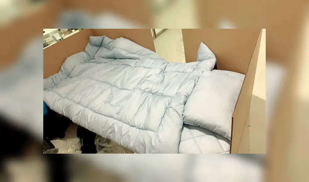 Aeropuerto de Japón se convierte en hotel con camas de cartón por el coronavirus Aeropuerto de Japón se convierte en hotel con camas de cartón por el coronavirus