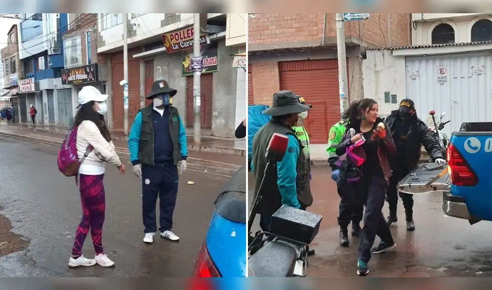 Intentaron amedrentar a la Policia grabándolos.
