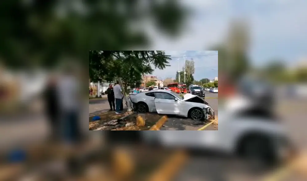 El accidente ocurrió en el municipio de Zapopan, Jalisco. Fuente. Twitter