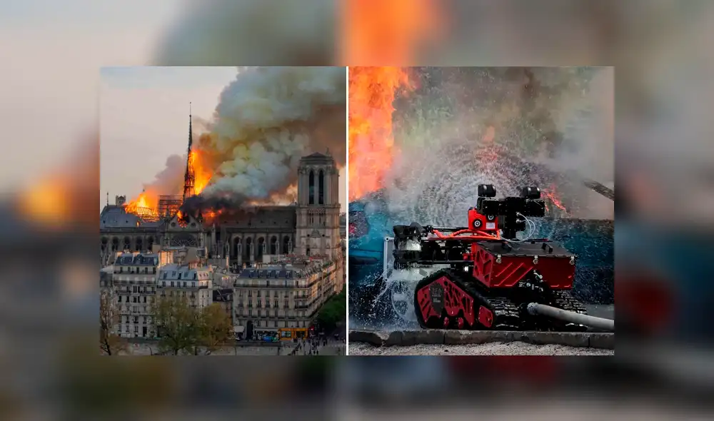 Notre Dame: conoce al robot 'Colossus', pieza clave que ayudó apagar el incendio