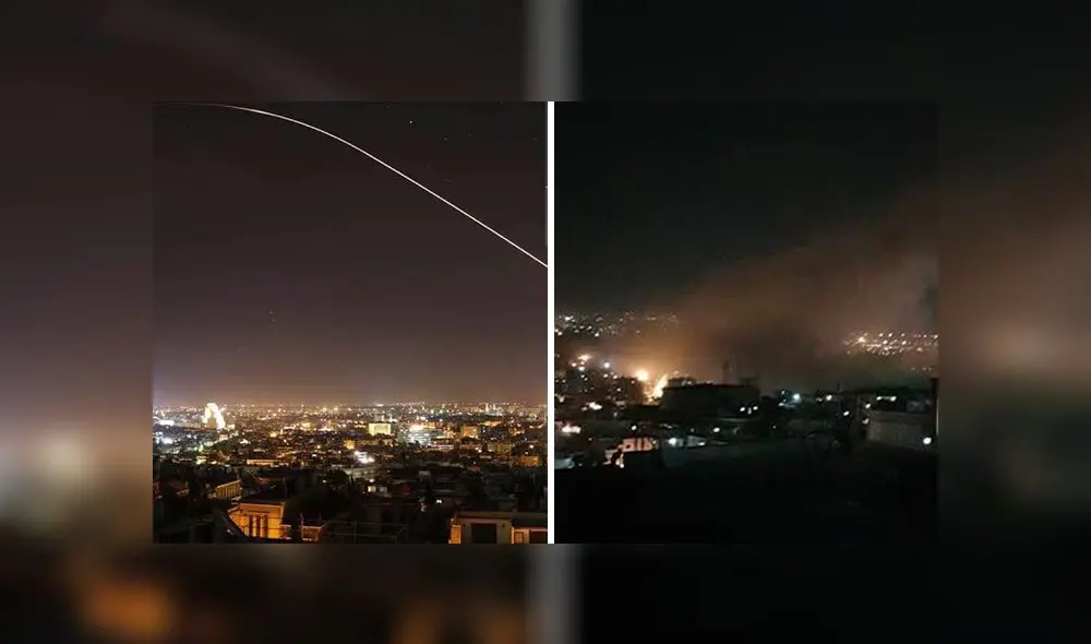 Estados Unidos ataca Siria: Captan explosiones en Damasco [VIDEO]