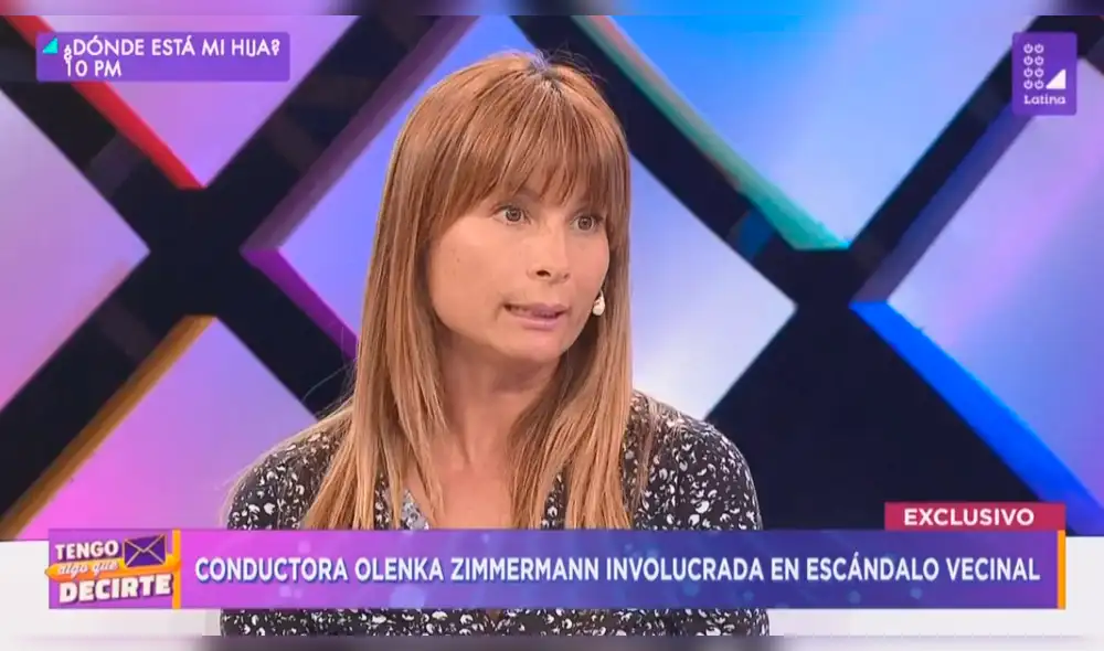 Olenka Zimmermann explica por qué insultó a menor de edad en San Bartolo
