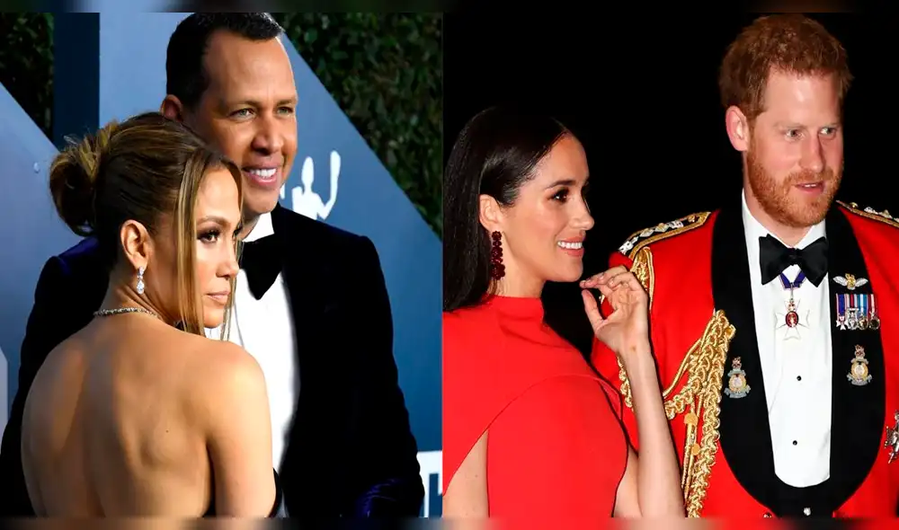 Alex Rodriguez, Jennifer Lopez, Meghan Markle, príncipe Harry