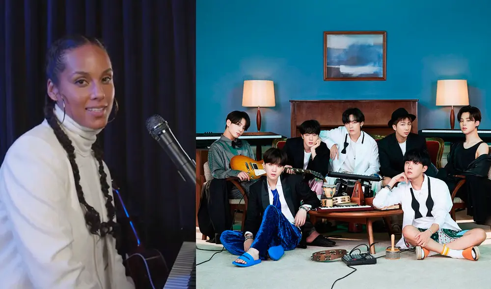 Cantautora versionó el último title track de BTS. Foto: composición Big Hit/captura