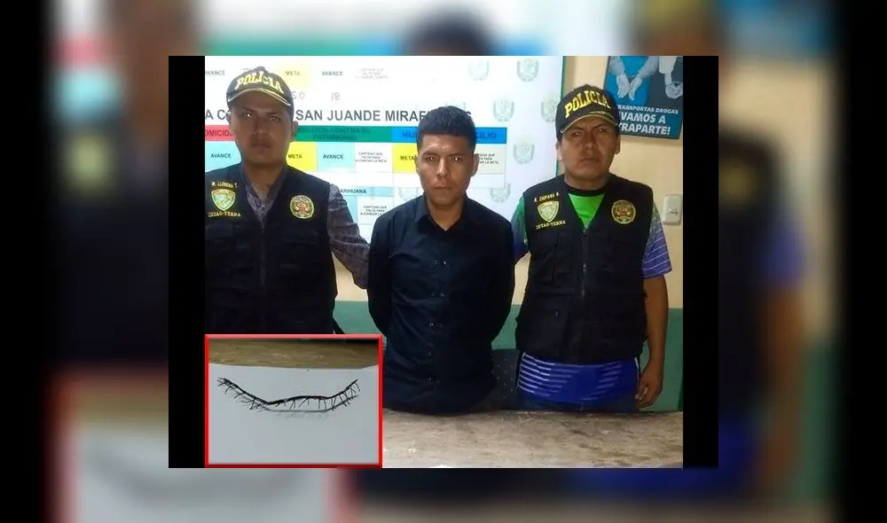 Policía detuvo a mendigo que usaba falsa cicatriz y sangre de pollo en buses