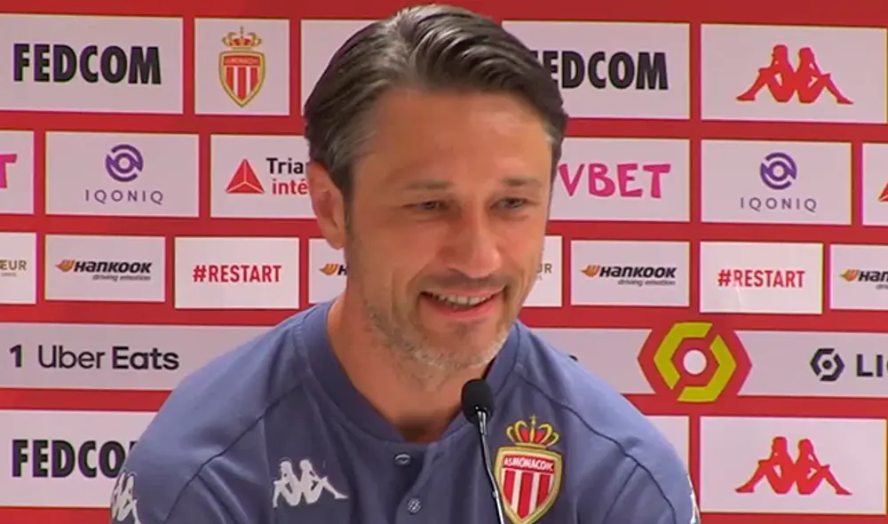 Niko Kovac durante la rueda de prensa previo al AS Mónaco contra Reims por la Ligue 1. Captura: BeIn Sports Niko Kovac durante la rueda de prensa previo al AS Mónaco contra Reims por la Ligue 1. Captura: BeIn Sports