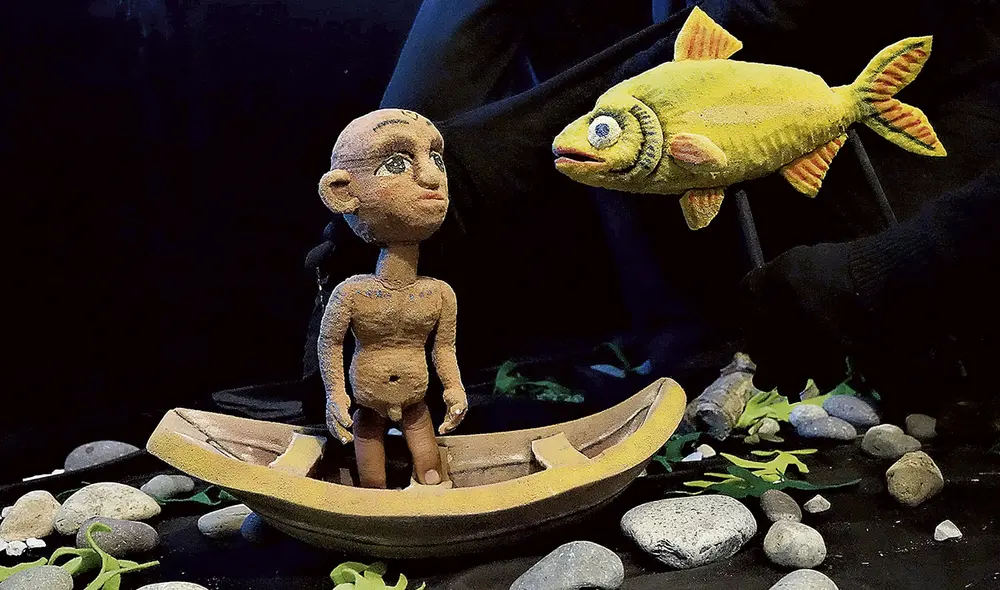 Selva mía. Churi en una escena de su aventura amazónica. Foto: difusión